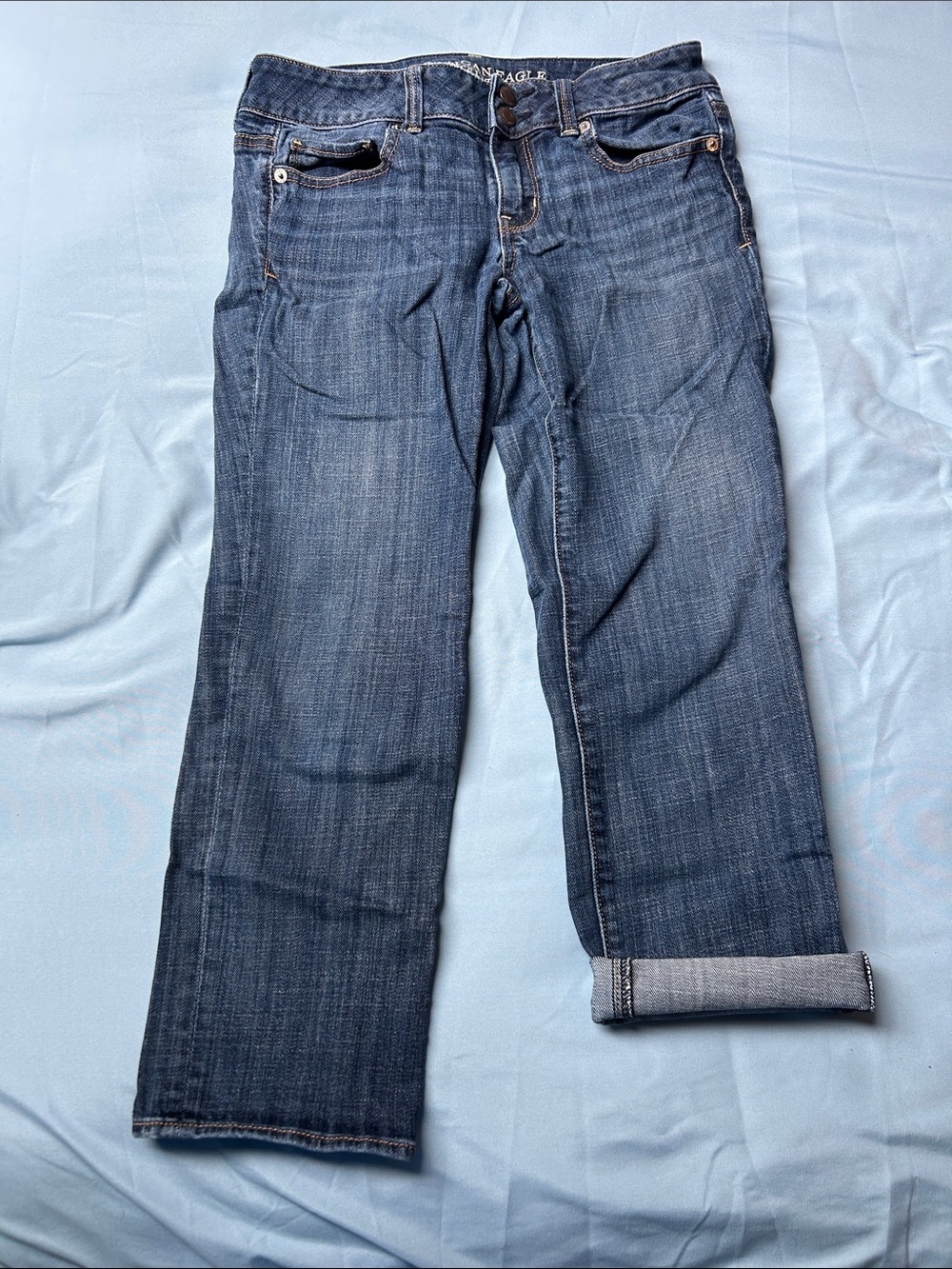 American Eagle Outfitters Women’s Indigo Crops